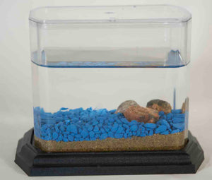 Classic Biosphere Replacement Tank -no frogs or plant-Heavenly Blue